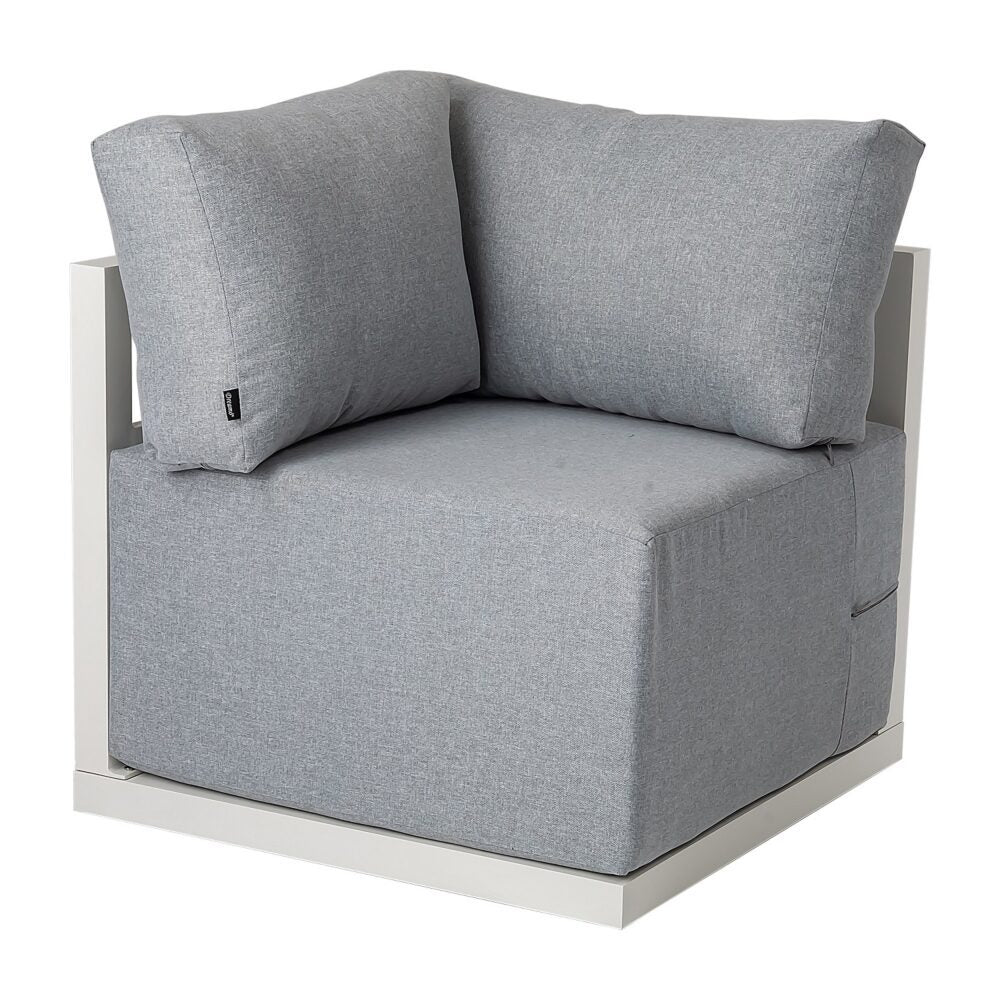 Alfresco Contemporary All-Weather Lounge Set | Charcoal Grey