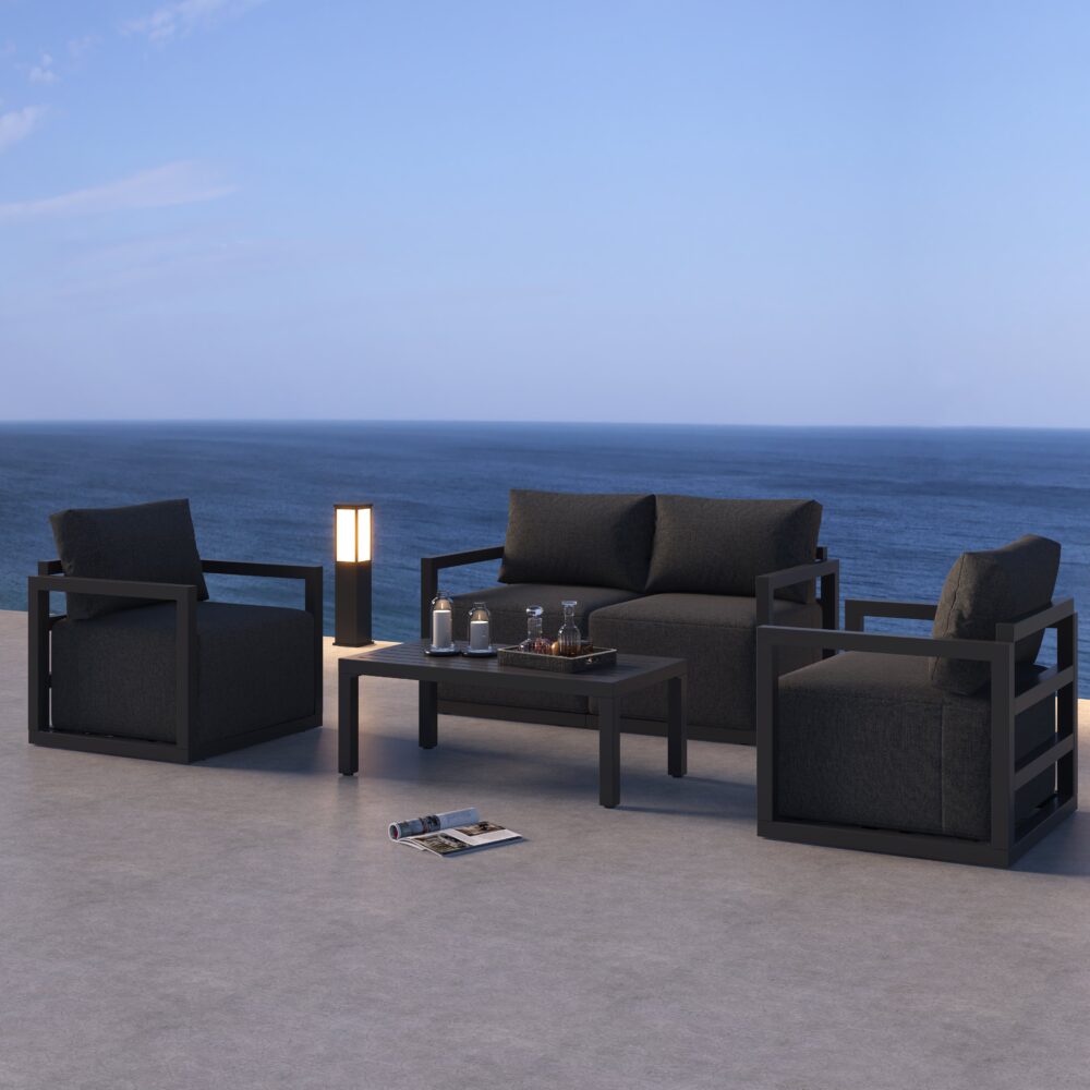 Alfresco Serenity Outdoor Lounge Set | White