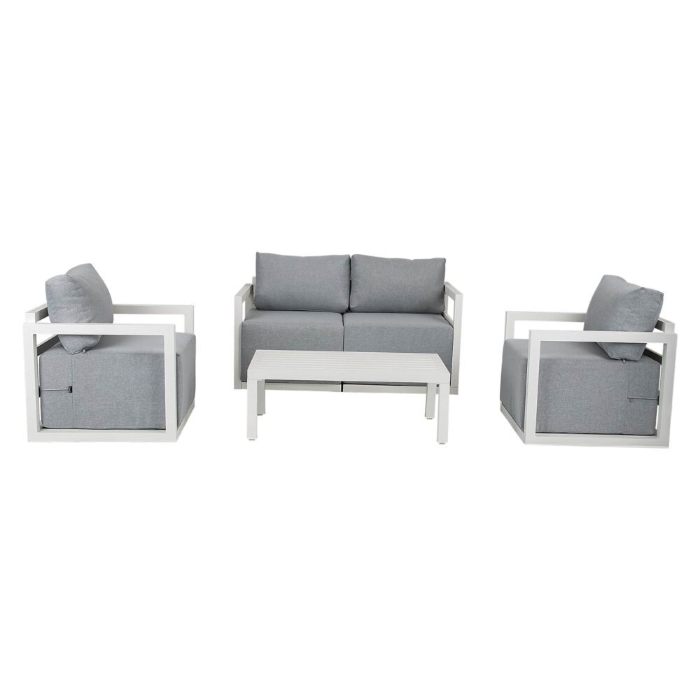 Alfresco Serenity Outdoor Lounge Set | White