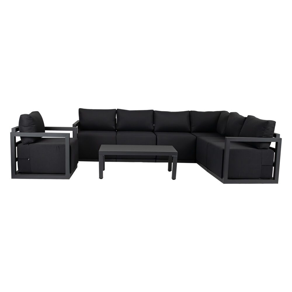 Alfresco 7-Seat Garden Lounge Set | White