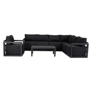 Alfresco 7-Seat Garden Lounge Set | White
