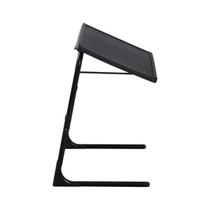 Adjustable Foldable Table Tray Laptop Desk | Removable Cup Holder | Black