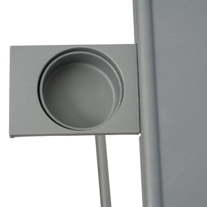 Anywhere Laptop Pro Desk | Silver Grey