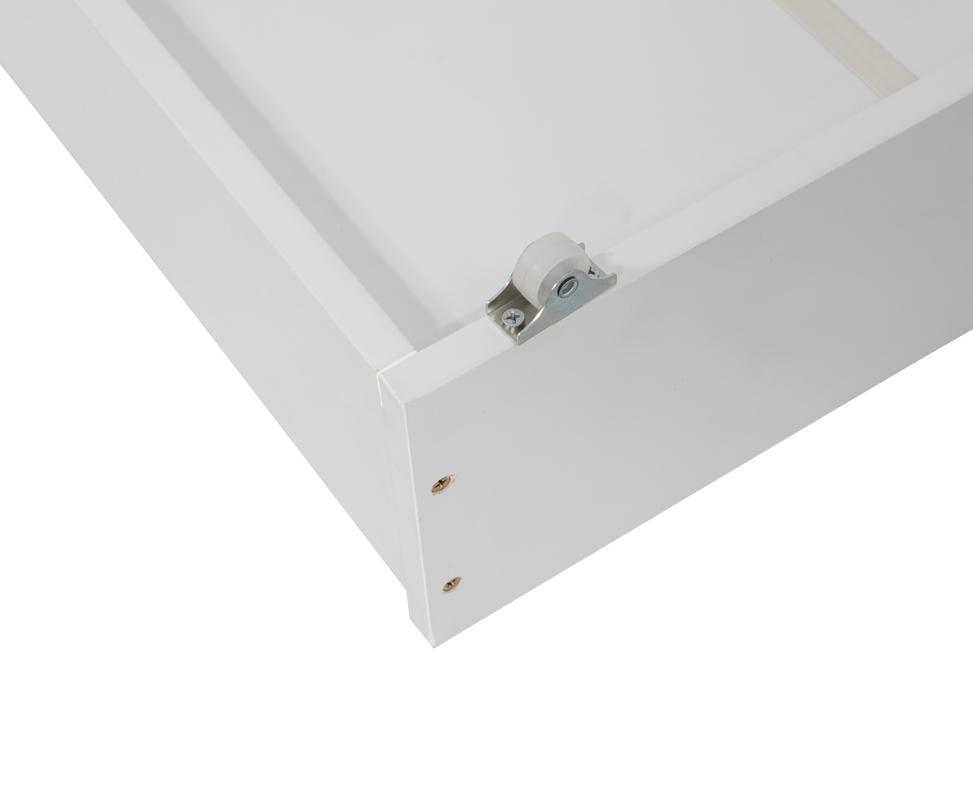 2x Wooden Bed Frame Storage Trundle Drawers | White