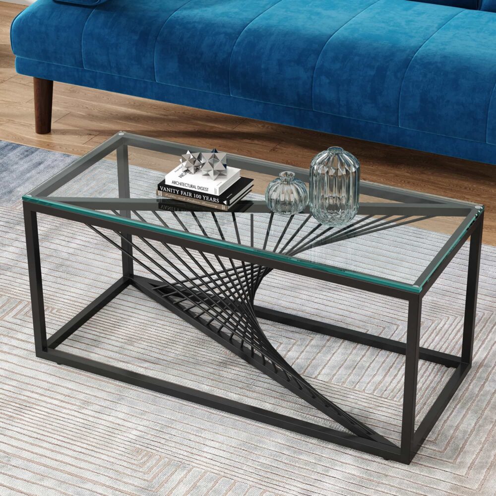 Eleganza Glass Enclave Coffee Table | Elegant & Contemporary Style