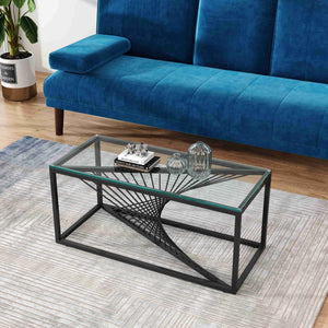 Eleganza Glass Enclave Coffee Table | Elegant & Contemporary Style