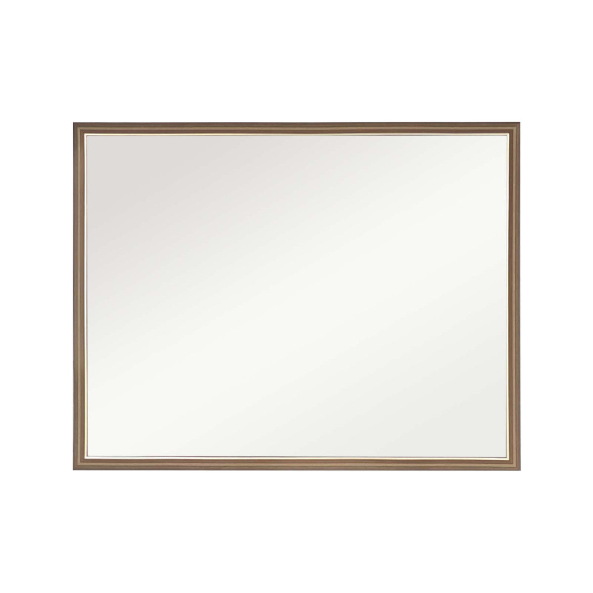 Wall Mirror | Rectangular Frame | Bathroom | 70x90cm | Antique Brown