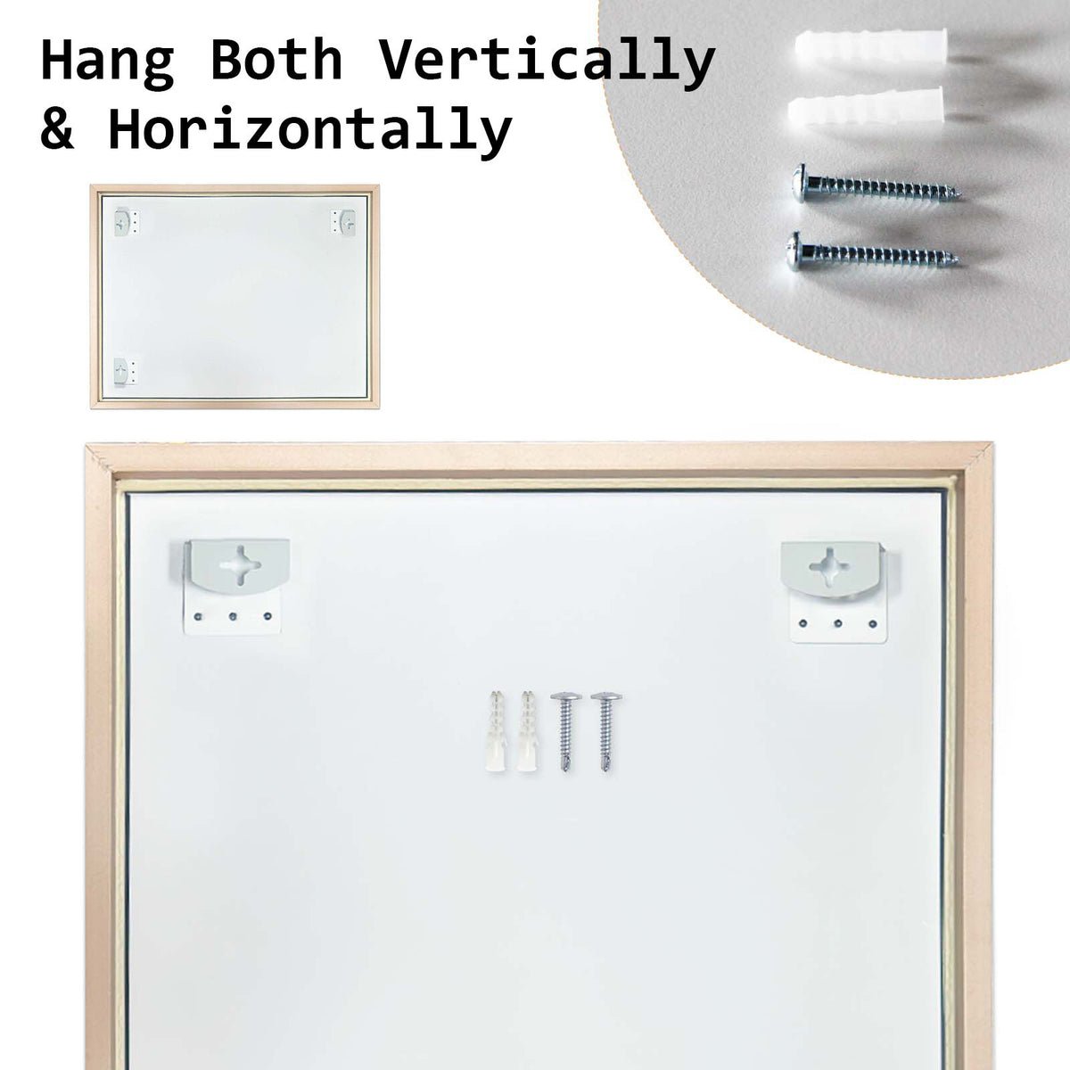 2 Set Wall Mirror | Rectangular Frame | Bathroom | 70x90cm | Turquoise