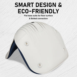 Slender Chair | Posture Correction Seat | Floor Lounge | Padded Stackable | Blue