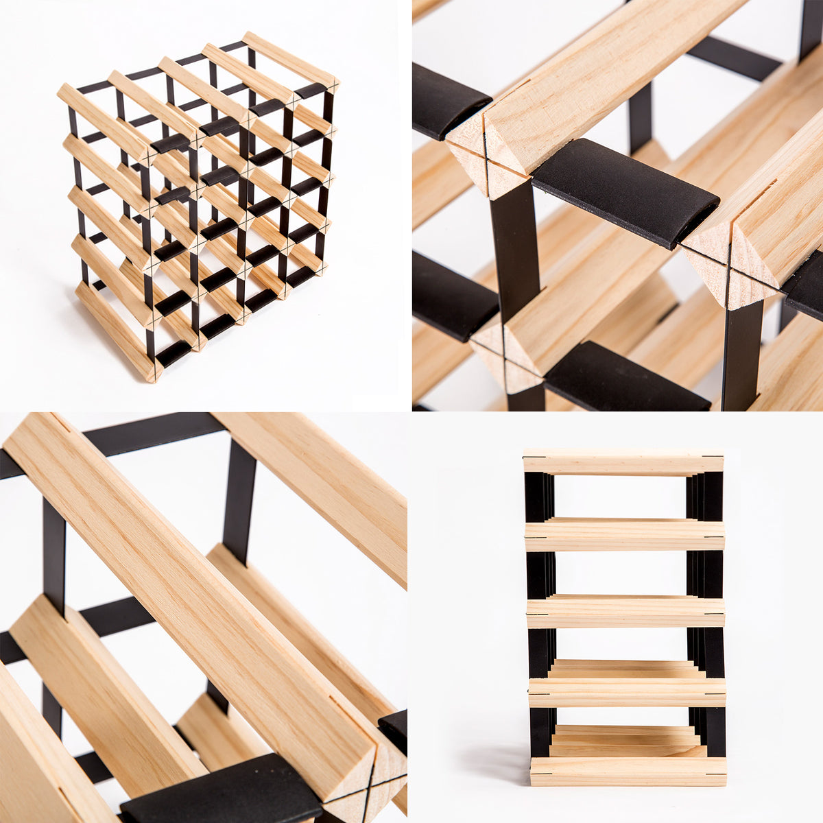 Timber Wine Rack Storage | Cellar Organizer | 20 Bottle