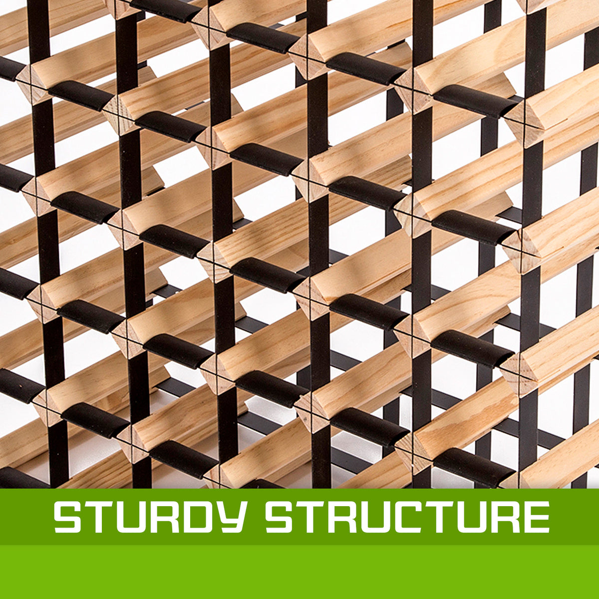 Timber Wine Rack Storage | Cellar Organizer | 72 Bottle