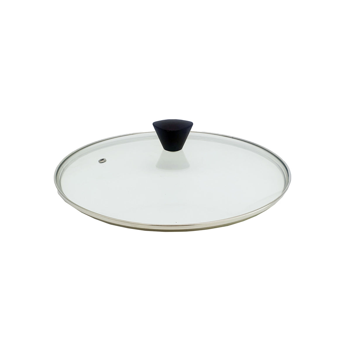 KOMAN | Stainless Steel Glass Lid with Bakelite Handle | 26cm