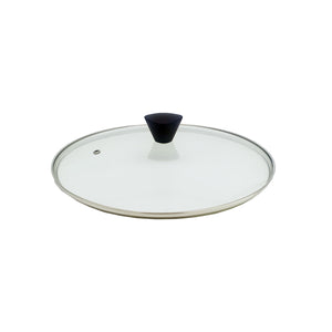 KOMAN | Stainless Steel Glass Lid with Bakelite Handle | 26cm