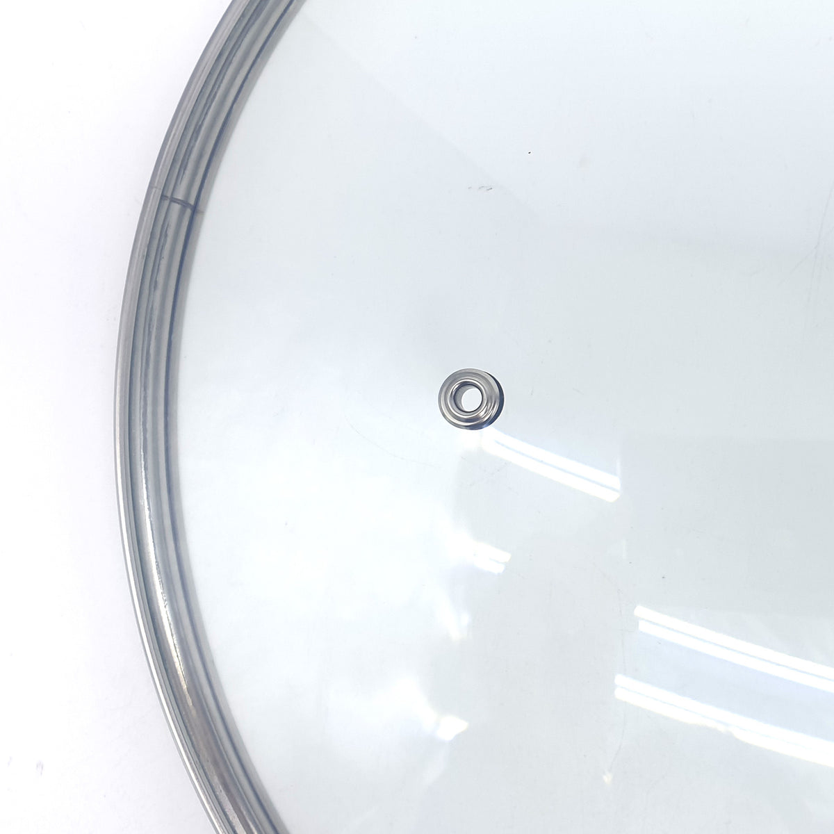 KOMAN | Stainless Steel Glass Lid with Bakelite Handle | 26cm