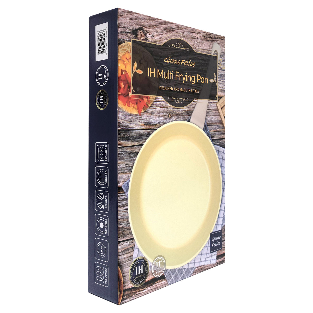 Giorno Felice | IH Frypan | 28cm | Ceramic Non-Stick Frying Pan | Induction