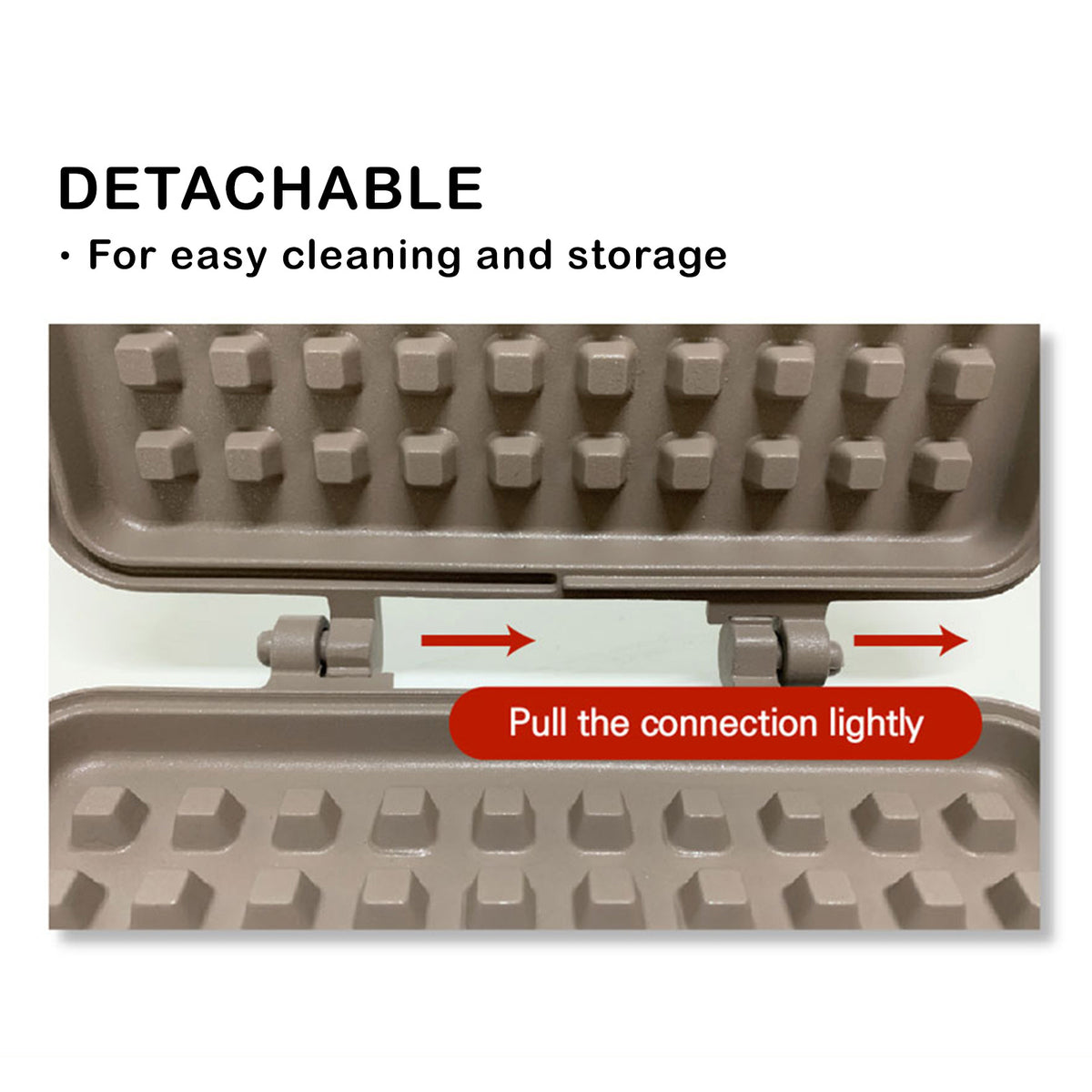 Giorno Felice | IH Waffle Maker Pan | Non-Stick Double-Sided Detachable