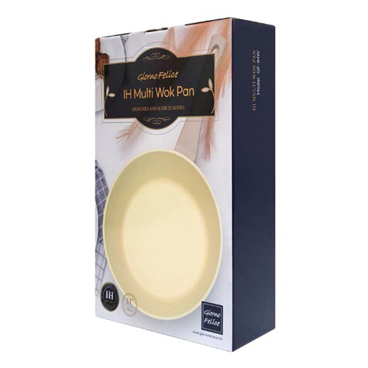 Giorno Felice | IH Wok Pan | 28cm | Ceramic Non-Stick | Stir Frypan | Induction