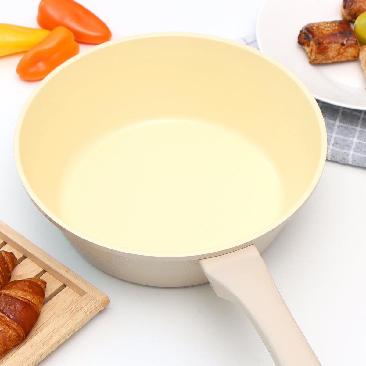 Giorno Felice | IH Wok Pan | 28cm | Ceramic Non-Stick | Stir Frypan | Induction