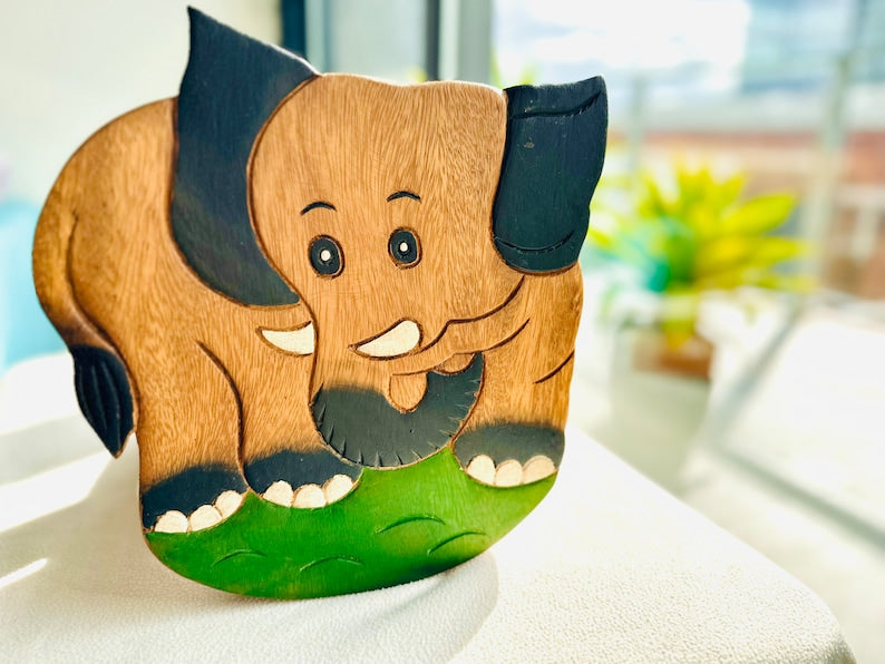 Kids Furniture Stool Chair | Elephant Theme