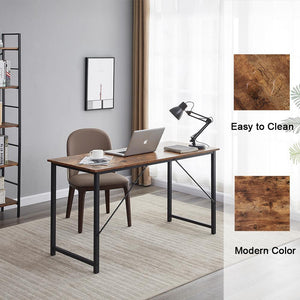 Computer Desk | Sturdy Home Office Gaming Desk for Laptop | Modern Simple Style Writing Table | Multipurpose Workstation