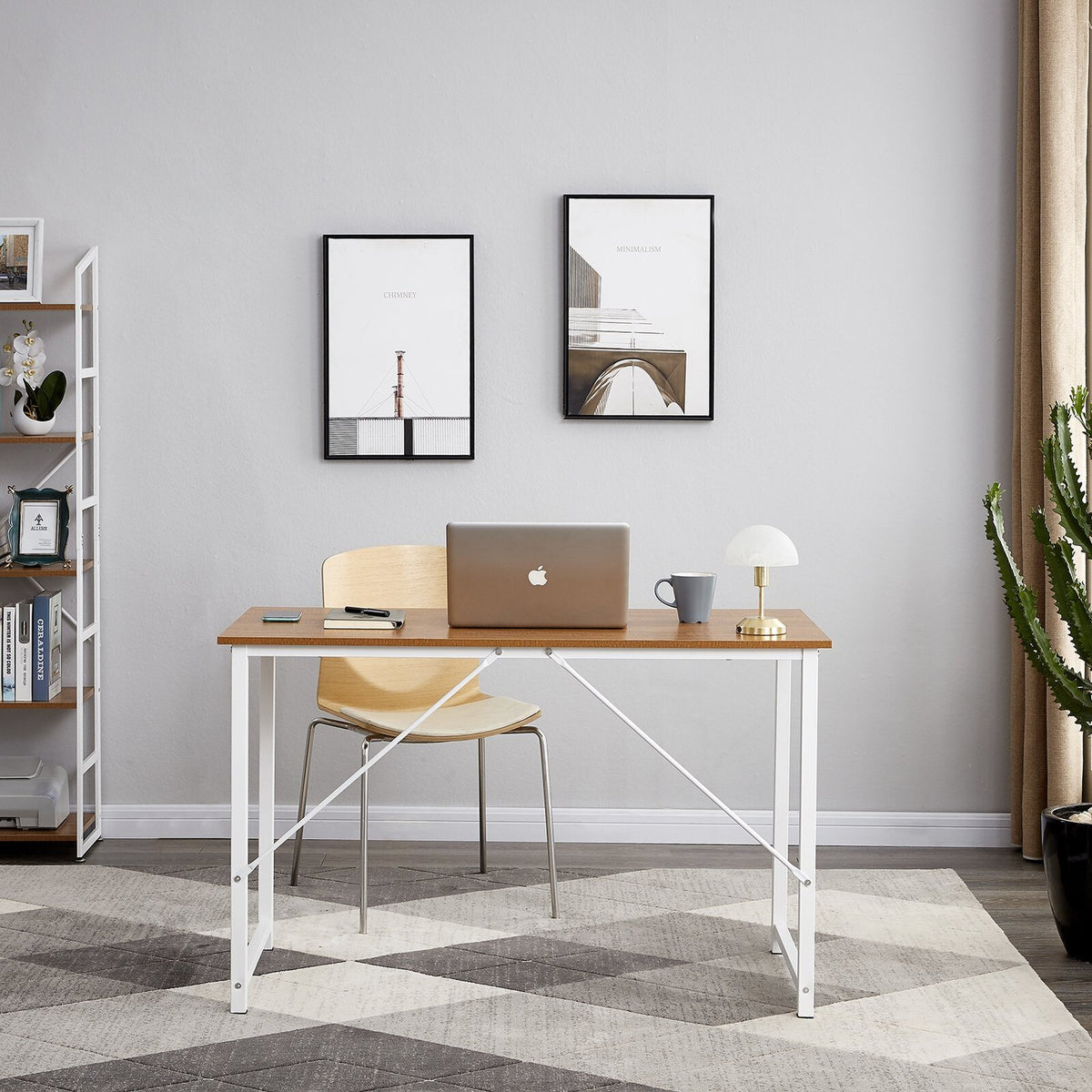 Computer Desk | Sturdy Home Office Gaming Desk for Laptop | Modern Simple Style Table | Multipurpose Workstation