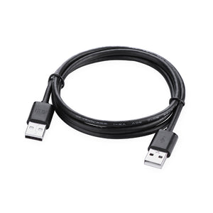 USB 2.0 A Male to A Male Cable | 2M | Black | 10311