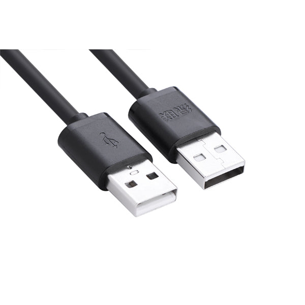 USB 2.0 A Male to A Male Cable | 2M | Black | 10311