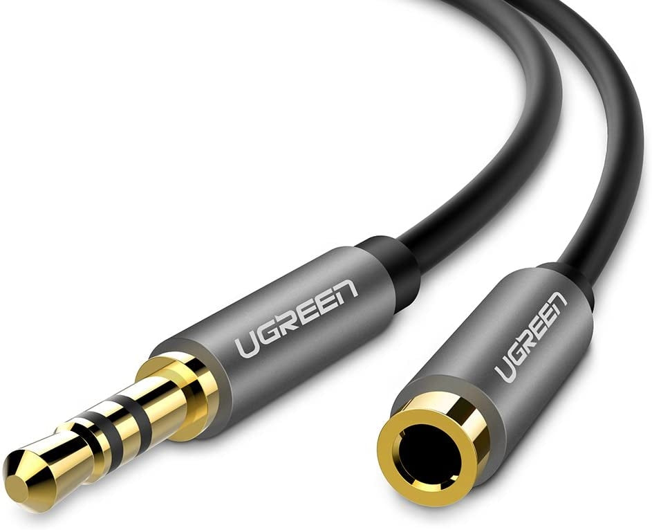 3.5mm Male to 3.5mm Female Extension Cable | 5M | Black