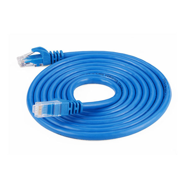 Cat6 UTP Blue Color | 26AWG CCA LAN Cable | 1M | 11201