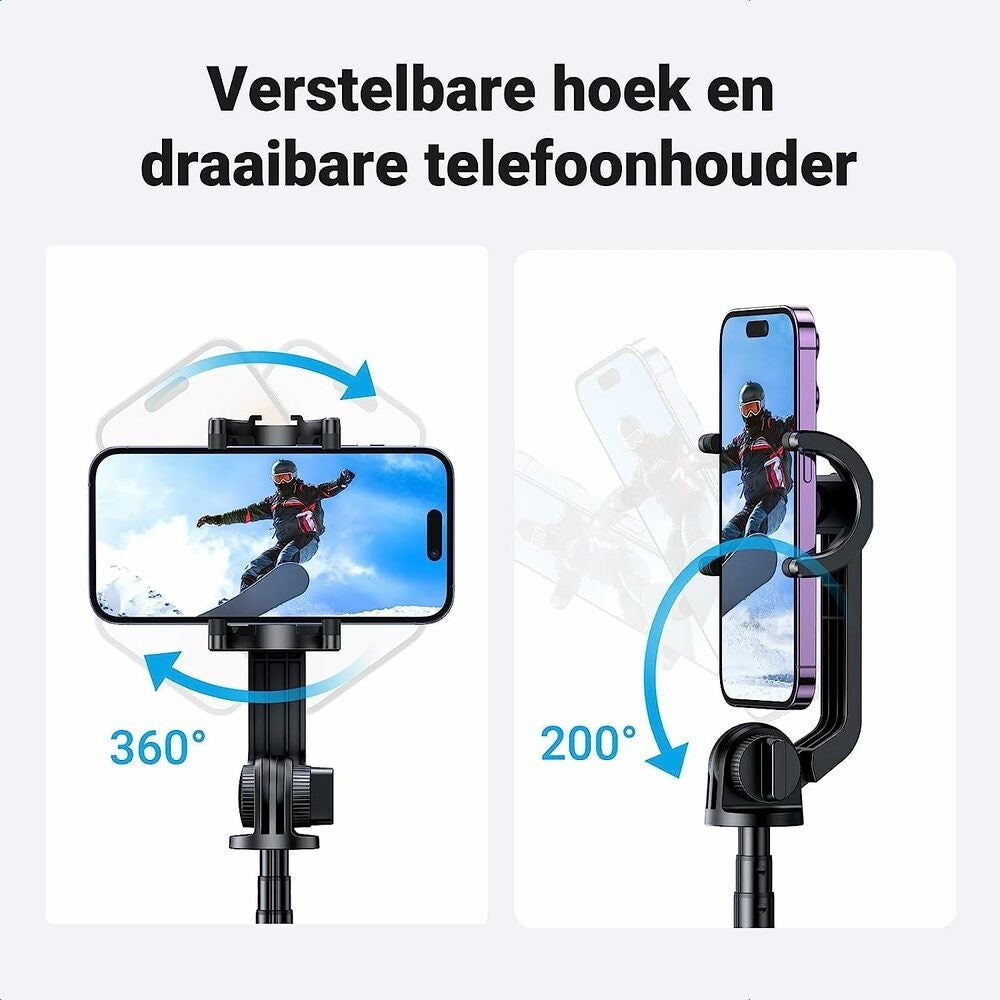 UGREEN 15062 Selfie Stick Tripod | 1.5M | Bluetooth Remote | Portable & Adjustable