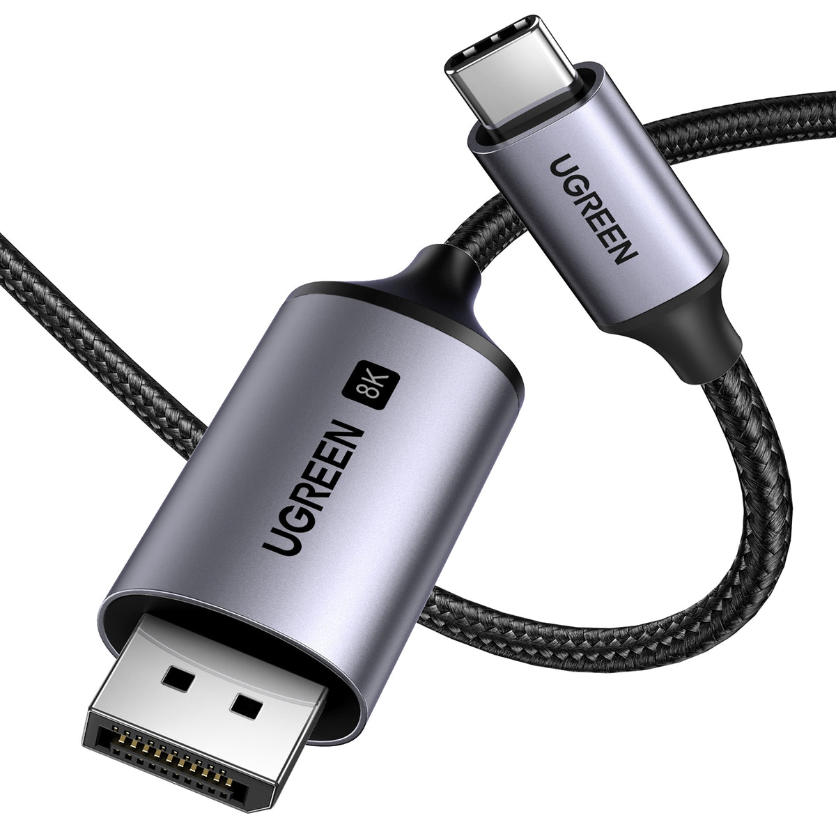 UGREEN 25158 USB-C to DisplayPort 8K Cable | 2m | Ultra HD Video Transmission