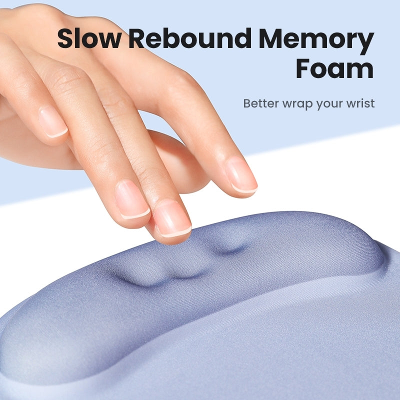 UGREEN 25243 Ergonomic Mouse Pad with Wrist Rest | Green | Comfortable Desk Setup