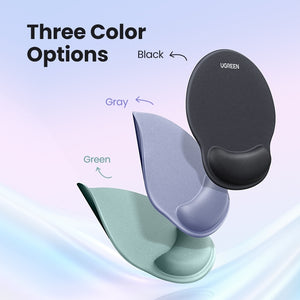 UGREEN 25243 Ergonomic Mouse Pad with Wrist Rest | Green | Comfortable Desk Setup