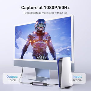 UGREEN 25854 HD USB Video Capture Card | High-Resolution Streaming & Recording