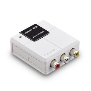 UGREEN AV to HDMI Converter | White | Model 40225 | High-Quality Signal Conversion