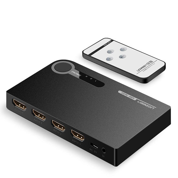 UGREEN HDMI Switch | 1x3 | Black | 40234 | Multi-Display Setup