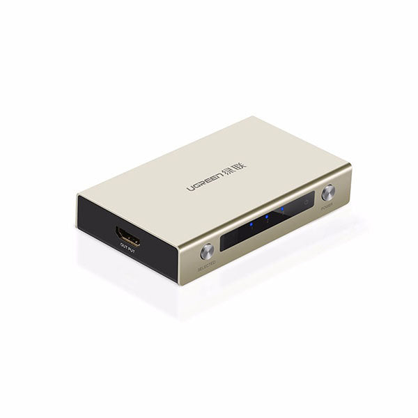 UGREEN HDMI Switch | 3x1 | Zinc Alloy | 40278 | Seamless Input Switching
