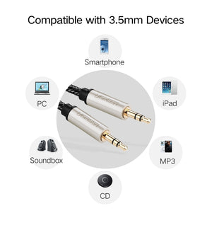 40785 Premium 3.5mm Male to 3.5mm Male Cable | 10M
