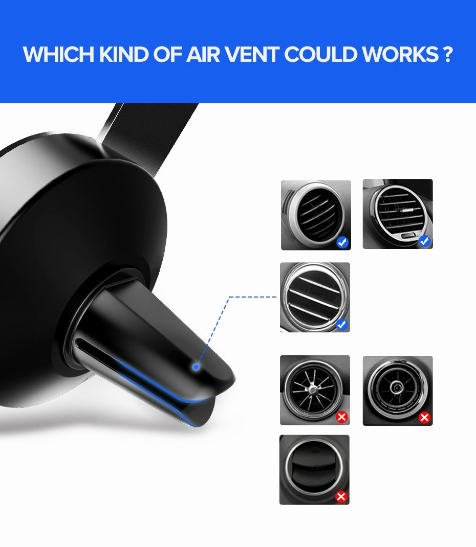 40907 Gravity Drive Air Vent Mount Phone Holder