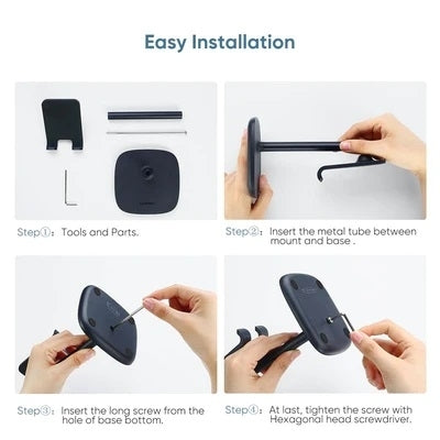 60324 Adjustable Desktop Phone Stand | Black