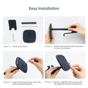 60324 Adjustable Desktop Phone Stand | Black