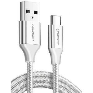 60409 USB-A to USB-C Charging Cable | 3M | Silver White