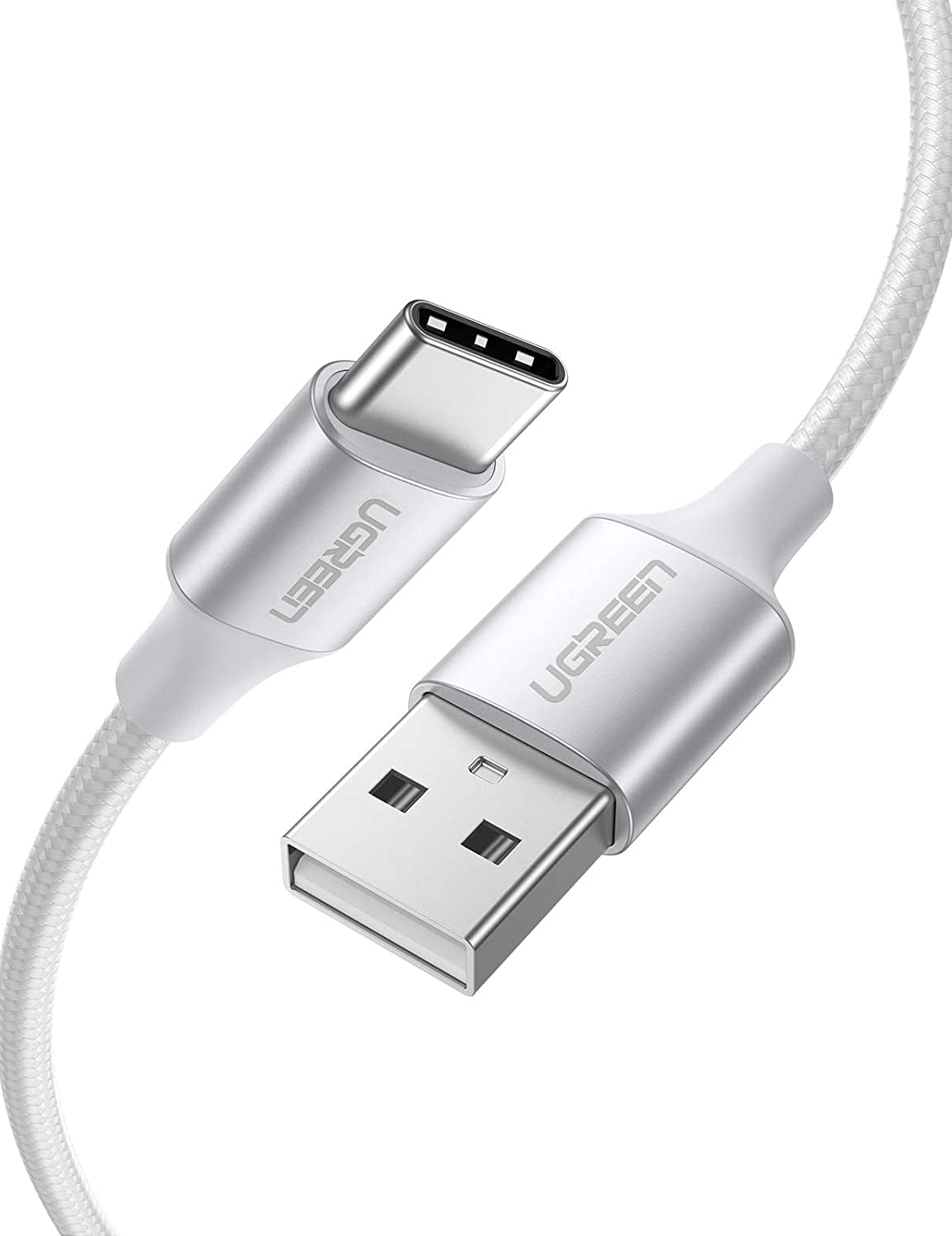 60409 USB-A to USB-C Charging Cable | 3M | Silver White
