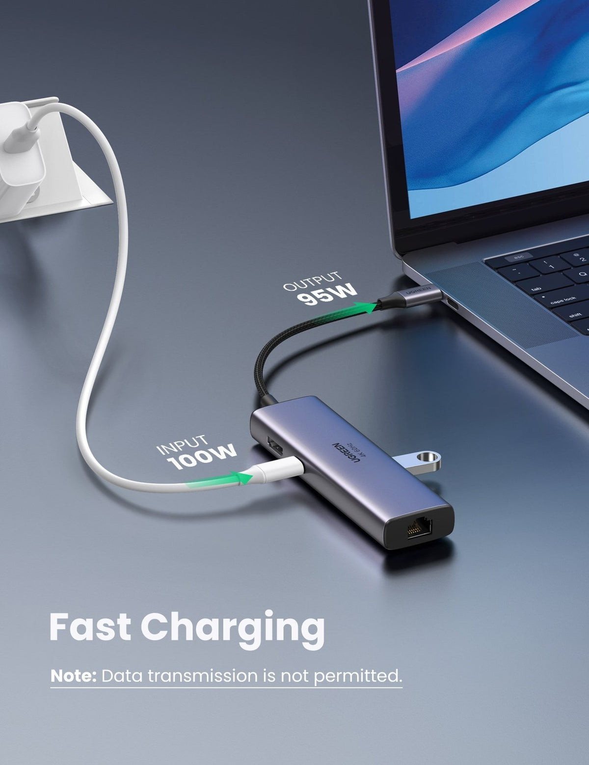 60515 USB-C to HDMI/Ethernet Adapter with Card Reader