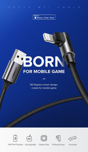 60521 USB-A to 8-pin 90 Degree Angle Cable | 1M