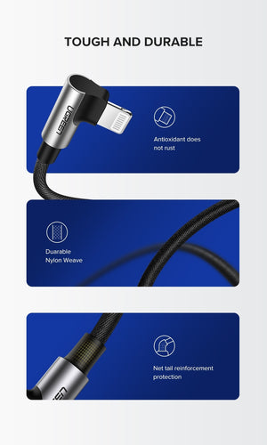 60521 USB-A to 8-pin 90 Degree Angle Cable | 1M
