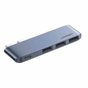 60564 Dual USB-C to USB 3.0x3 + USB-C Adapter