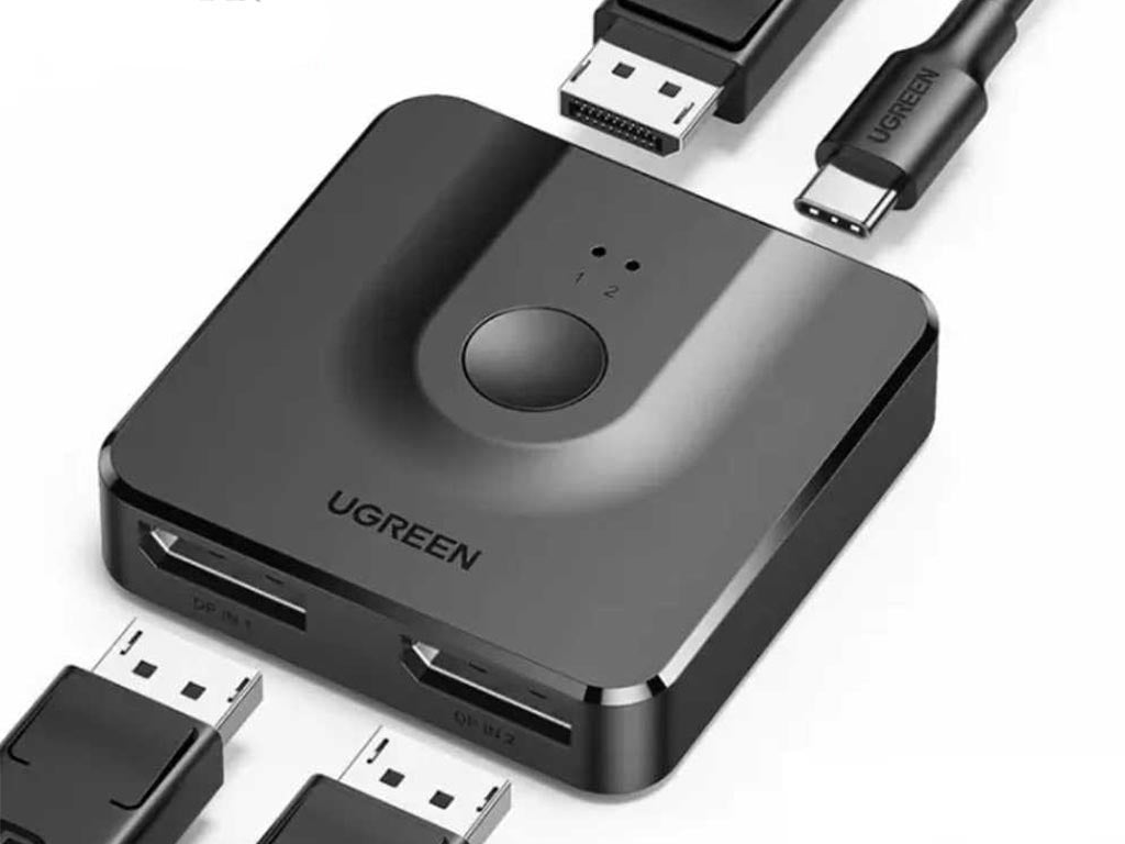 UGREEN 60622 DisplayPort DP 1.2 Bidirectional Switch | Seamless Connectivity