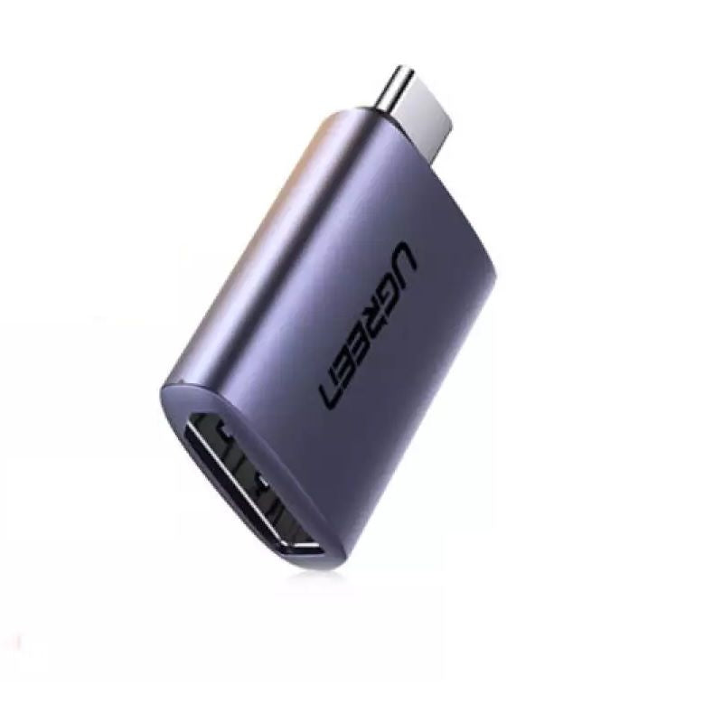 70451 USB-C Male to DP Female Adapter | Aluminium Case | 4K/2K 60Hz | Dark Gray