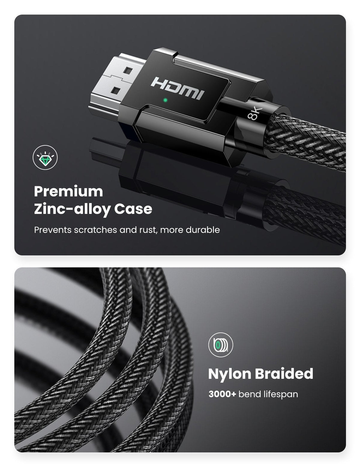 80602 8K HDMI 2.1 Cable | 3M